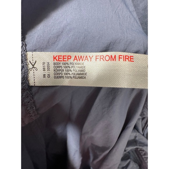 Daily Practice by Anthropologie Blue Free Fall Zip Front Bungee Hem Dress Large - Picture 7 of 7